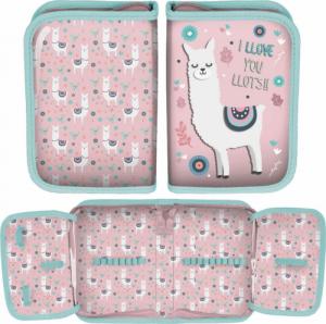 Paso Zestaw szkolny tornister, piórnik rozkładany bez wyposażenia klasa 1-3 Lama I love you lots! 6