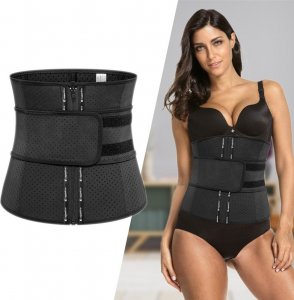 inSPORTline Gorset fitness inSPORTline Corwaist - Kolor Czarny, Rozmiar S 1