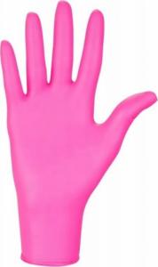 Mercator Medical Rękawice nitrylowe nitrylex magenta roz. L 100 szt 2
