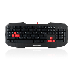 Klawiatura Modecom Volcano MC-GK1 Przewodowa Czarno-czerwona HU (K-MC-0GK1-150-U-CR) 2