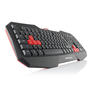 Klawiatura Modecom Volcano MC-GK1 Przewodowa Czarno-czerwona HU (K-MC-0GK1-150-U-CR) 3