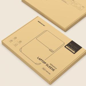 Etui Nillkin Nillkin 3w1 pokrowiec na MacBooka 16'' etui torba na laptopa podstawka podkładka pod mysz czarno-biały 15