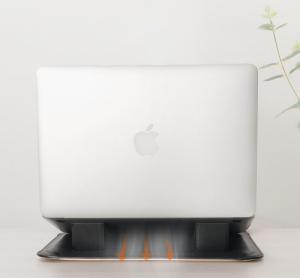 Etui Nillkin Nillkin 3w1 pokrowiec na MacBooka 16'' etui torba na laptopa podstawka podkładka pod mysz czarno-biały 2