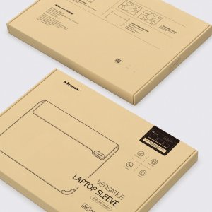 Etui Nillkin Nillkin 2w1 pokrowiec na MacBooka 16`` etui torba na laptopa podstawka szary 5