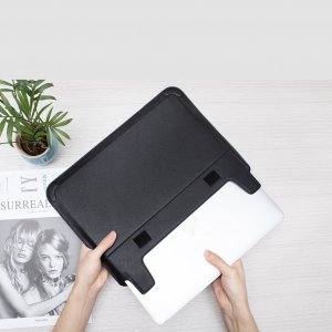 Etui Nillkin Nillkin 2w1 pokrowiec na MacBooka 16`` etui torba na laptopa podstawka czarny 13