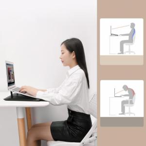 Etui Nillkin Nillkin 3w1 pokrowiec na MacBooka 14'' etui torba na laptopa podstawka podkładka pod mysz czarno-biały 12