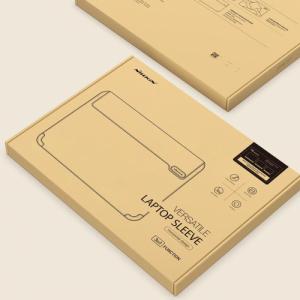 Etui Nillkin Nillkin 2w1 pokrowiec na MacBooka 14'' etui torba na laptopa podstawka czarno-biały 14