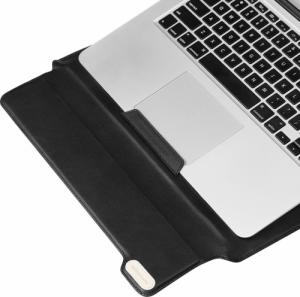 Etui Nillkin Nillkin 2w1 pokrowiec na MacBooka 14'' etui torba na laptopa podstawka czarno-biały 16