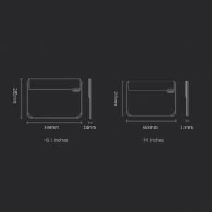 Etui Nillkin Nillkin 2w1 pokrowiec na MacBooka 16'' etui torba na laptopa podstawka szary 4