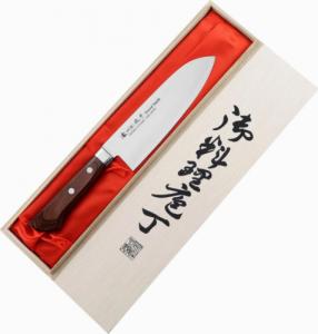 Satake Satake Unique Shirogami Santoku 17cm w drewnianym pudełku 1