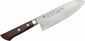 Satake Nóż Mahogany Santoku 17 cm Satake Unique 1