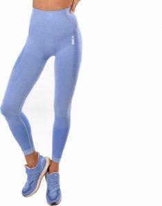 Boco Wear Damskie leginsy Boco Wear Blue Melange Push Up - Kolor Niebieski, Rozmiar M/L 1