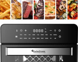 Frytkownica beztłuszczowa TurboTronic piekarnik dehydrator 15L moc 1600w 5