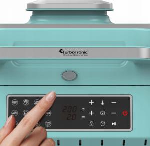 Grill elektryczny TurboTronic Grill elektryczny TurboTronic frytownica air fryer 1800w 5,5L Turkusowy 5