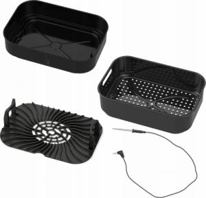 Grill elektryczny TurboTronic Grill elektryczny TurboTronic frytownica air fryer 1800w 5,5L Srebrny 15