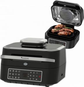 Grill elektryczny TurboTronic Grill elektryczny TurboTronic frytownica air fryer 1800w 5,5L Srebrny 7