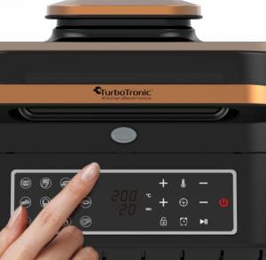 Grill elektryczny TurboTronic Grill elektryczny TurboTronic frytownica air fryer 1800w 5,5L Złoty 5