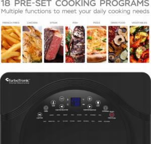 Mini piekarnik TurboTronic Piekarnik grill frytkownica beztłuszczowa TurboTronic poj. 21L 3w1 1900W 11