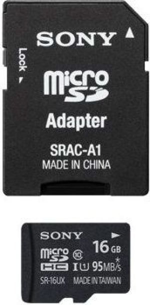 Karta Sony SR-16UXA MicroSDHC 16 GB Class 10 UHS-I/U3  (SR16UXA) 1