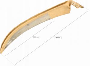 Kotarbau KOSA RĘCZNA KOSISKO 50 CM OSTRZONA TRAWY METALOWA 2