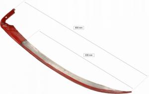 Kotarbau KOSA RĘCZNA KOSISKO 90 CM OSTRZONA TRAWY METALOWA 2