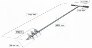 Kotarbau ŚWIDER RĘCZNY GLEBY ZIEMI 140 WIERTNICA DOŁOWNIK 2