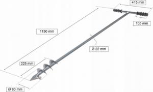 Kotarbau ŚWIDER RĘCZNY GLEBY ZIEMI 80 WIERTNICA DOŁOWNIK 2
