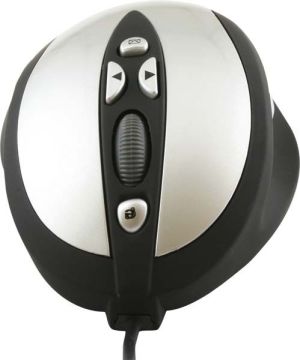 Mysz EasyTouch ET-105 OPTO MOTION CZAR/SREB USB 3