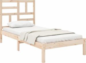 vidaXL Rama łóżka, lite drewno, 90x200 cm 3