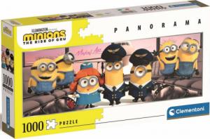 Clementoni Puzzle panoramiczne 1000 Minionki 1
