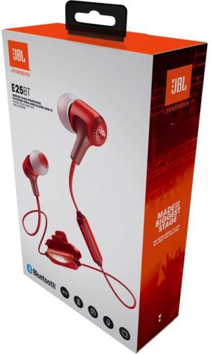 Słuchawki JBL E25BT czerwone 4