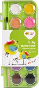 GDD Farby akwarelowe 12 kolorów Happy Color 1