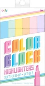 Ooly Zakreślacze geometryczne Color Block 6 kolorów 1