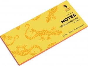 Panta Plast Notes elektrostatyczny pomarańczowy 100 karteczek 1