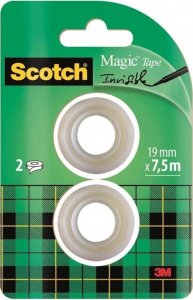 Scotch Taśma biurowa Scotch Magic 19mm (2szt) 1