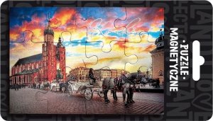 Pan Dragon Magnes puzzle Kraków ILP-MAG-PUZZ-KRA-01 1