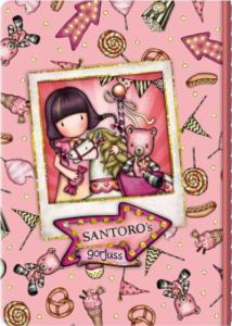 Santoro Mały Notes z Naklejkami Gorjuss Fairground 6