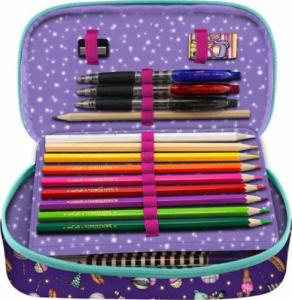 Piórnik Santoro Rozkładany 4-Częściowy Piórnik z Wyposażeniem 3