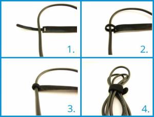 Organizer Wojtap Opaski rzepowe T-Straps 20x150 mm niebieskie 2