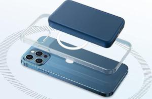 Powerbank Lichip LED Magsafe 10000mAh Granatowy 3