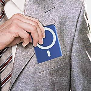 Powerbank Lichip LED Magsafe 10000mAh Granatowy 10