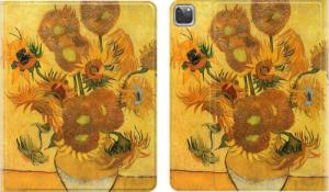 Etui na tablet Indygo ETUI POKROWIEC Case Futerał iPad Air4 Słoneczniki 2