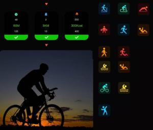 Smartwatch Active Band HW13 Różowy 7