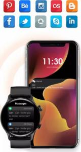 Smartwatch Active Band HK8 Pro Czarno-brązowy 7