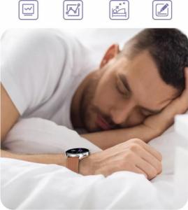 Smartwatch Active Band HK8 Pro Czarno-brązowy 8