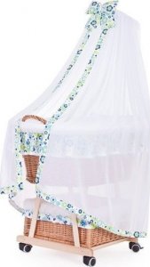 WickerPL BABY ŁÓŻECZKO WIKLINOWE DLA NIEMOWLĄT 90X53 H30 CM 2