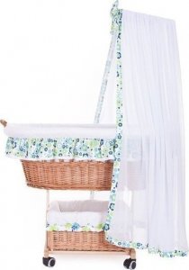 WickerPL BABY ŁÓŻECZKO WIKLINOWE DLA NIEMOWLĄT 90X53 H30 CM 5