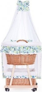 WickerPL BABY ŁÓŻECZKO WIKLINOWE DLA NIEMOWLĄT 90X53 H30 CM 6