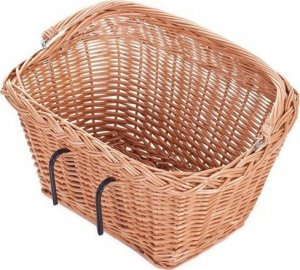 WickerPL Wiklinowy Kosz Rowerowy 46x34 H23/28  cm 2