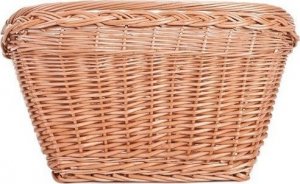 WickerPL Wiklinowy Kosz Rowerowy 46x34 H23/28  cm 3